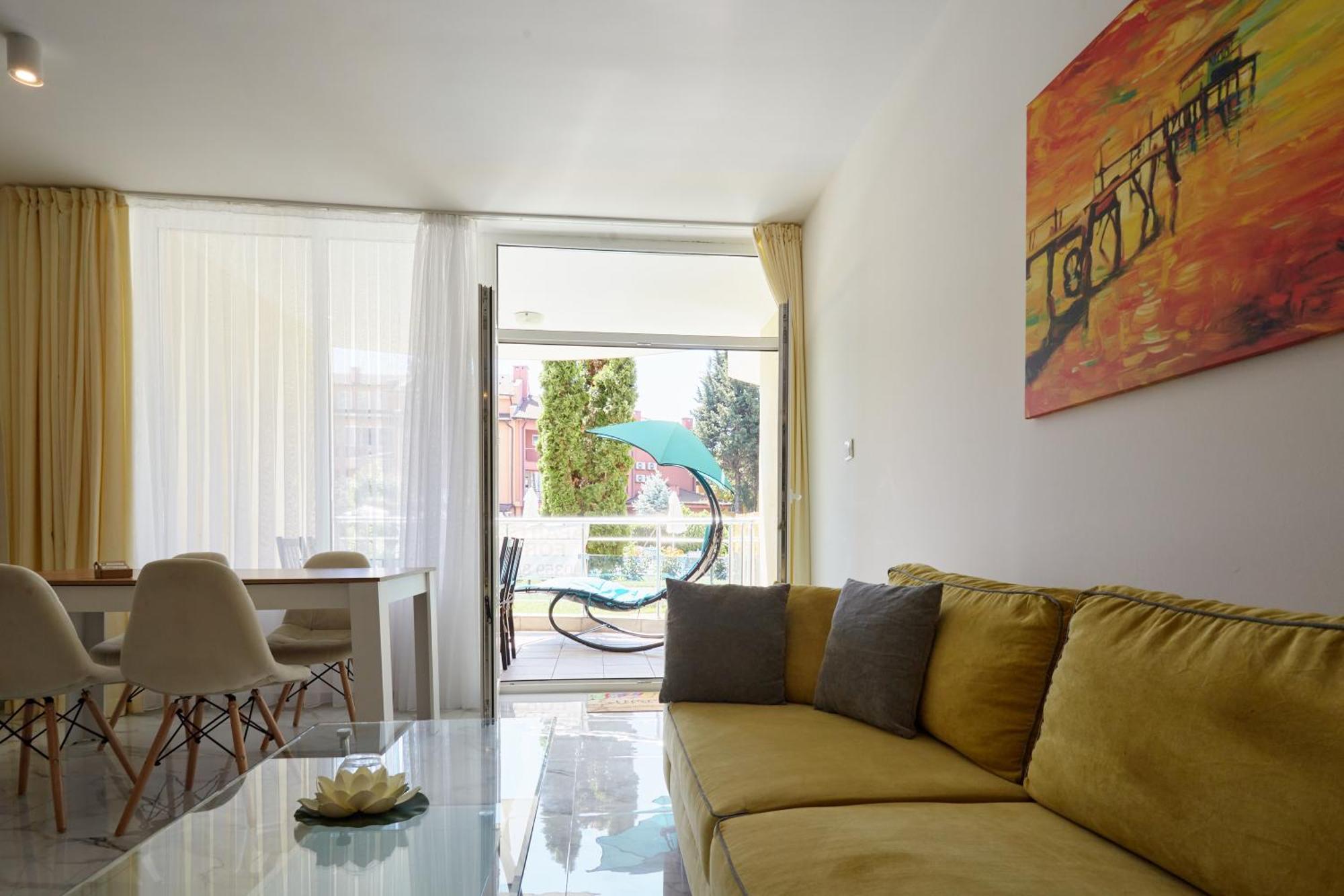 Luxury First Line Apartment With Pool By The Sea 内塞伯尔 外观 照片