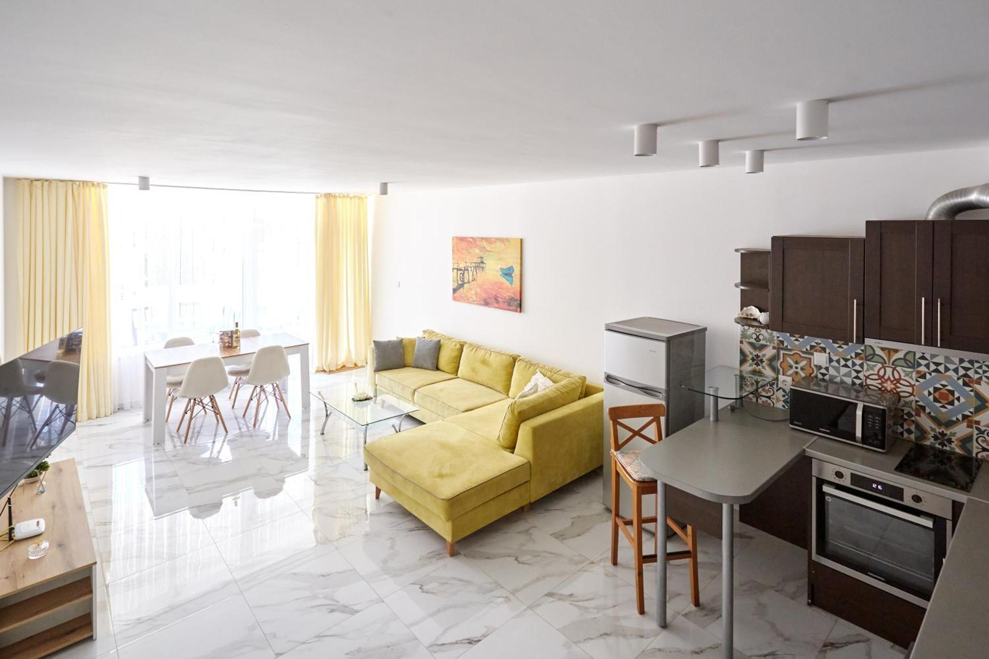 Luxury First Line Apartment With Pool By The Sea 内塞伯尔 外观 照片