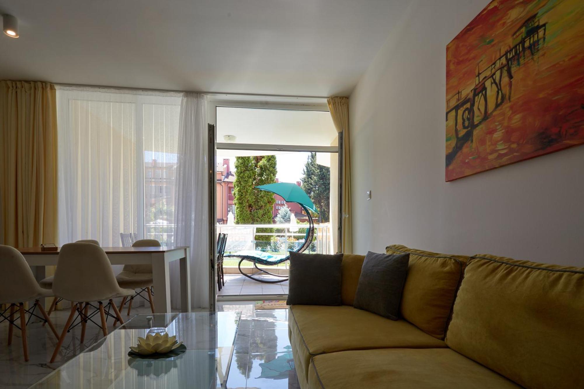 Luxury First Line Apartment With Pool By The Sea 内塞伯尔 外观 照片